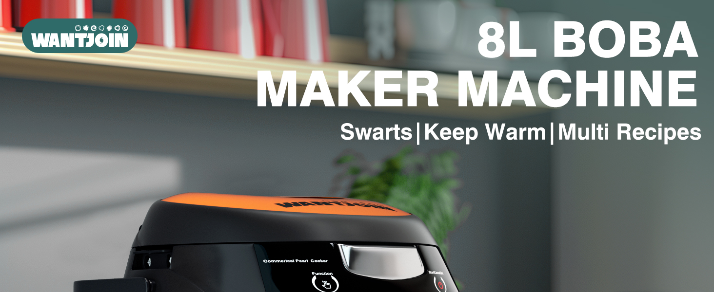 wantjoin boba cooker 8L