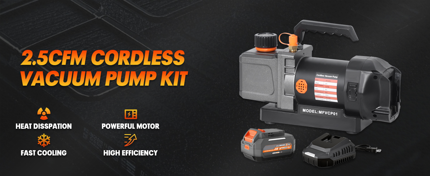 vacuum pump for Dewalt 20v max battery
