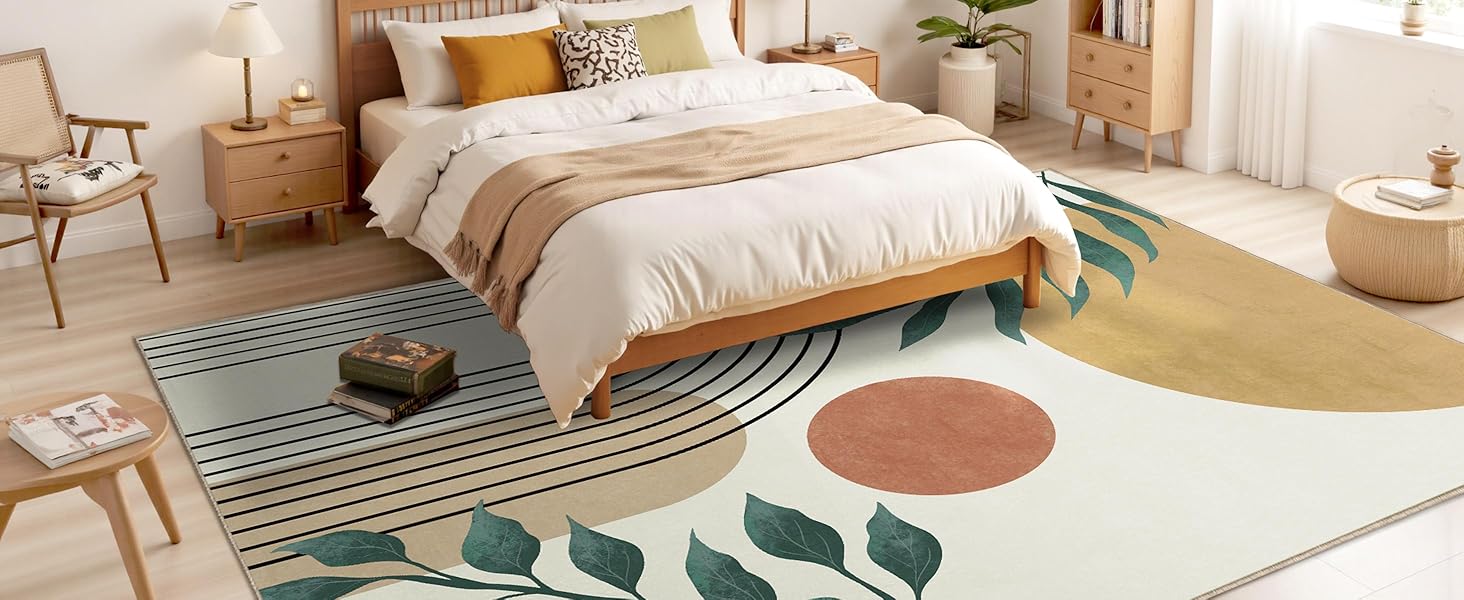 Indoor Area Outdoor Rug for Bedroom