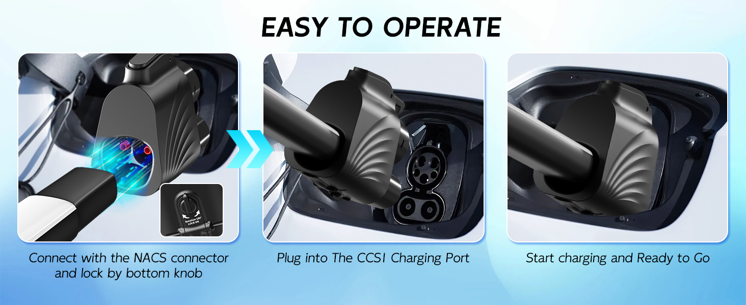 NACS to CCS Tesla Charger Adapter