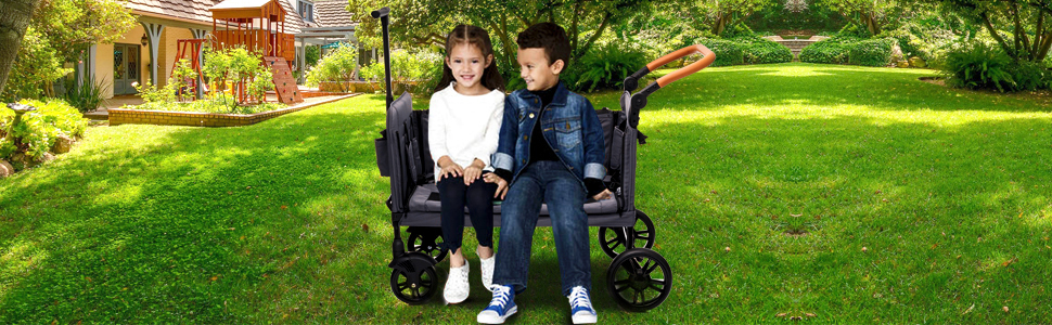 wagon stroller for 2 kids