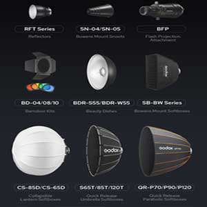 godox AD600BM II outdoor flash is compatible with a wide range of Bowens mount