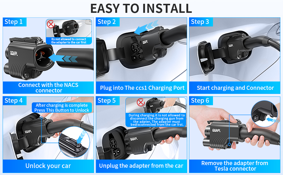 nacs to ccs adapter