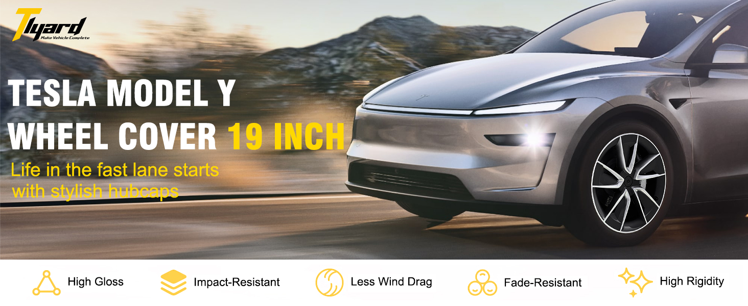 Upgraded 2025 Model Y Juniper Wheel Covers for Tesla Accessories 2025