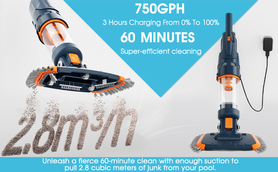 rechargeable pool vacuum for above ground pools