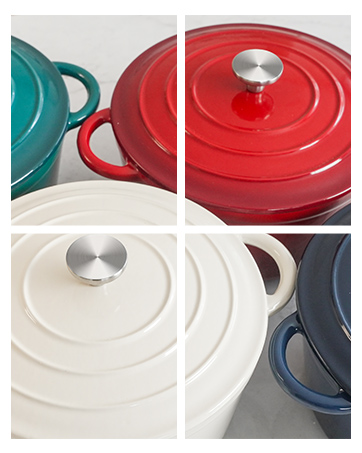 ceramic coated cast iron cookware