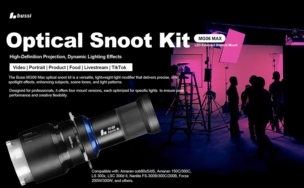 MG06 Max LED Extended Bowens Mount
