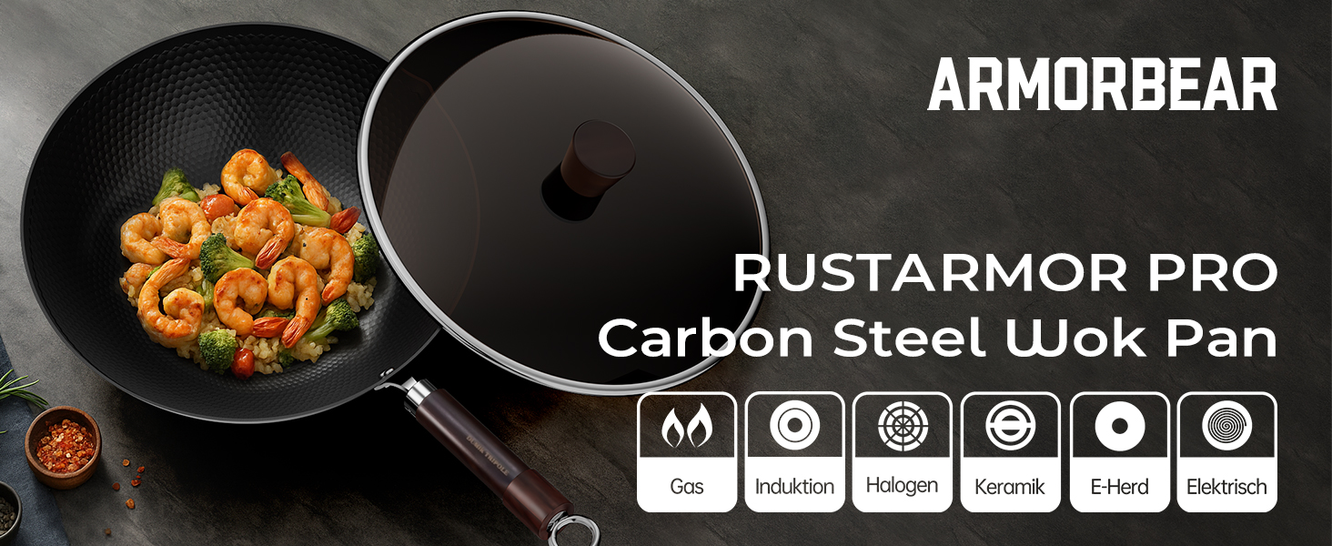 Carbon Steel Wok Pan