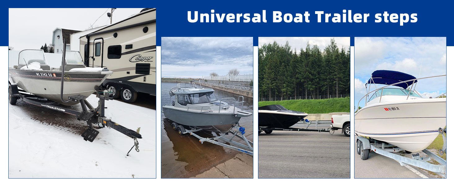 Heavy Duty Boat Trailer Steps