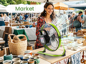 solar outdoor fan