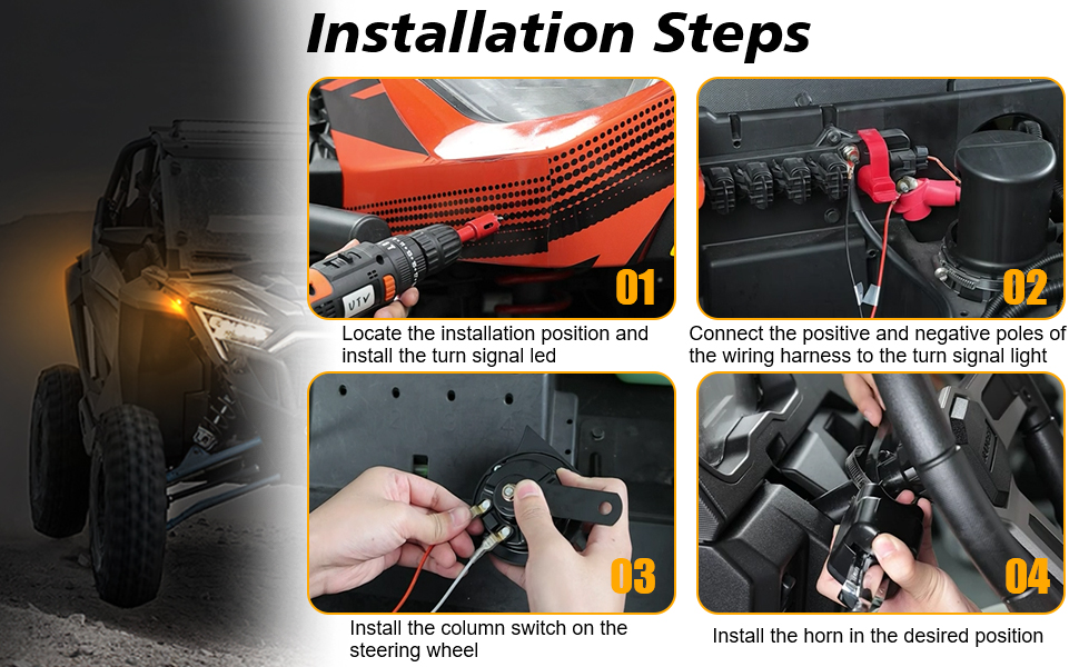 Polaris Kawasaki , Replacement for Viking Yamaha Rhino, Fit for Ranger Turbo Can-Am and more