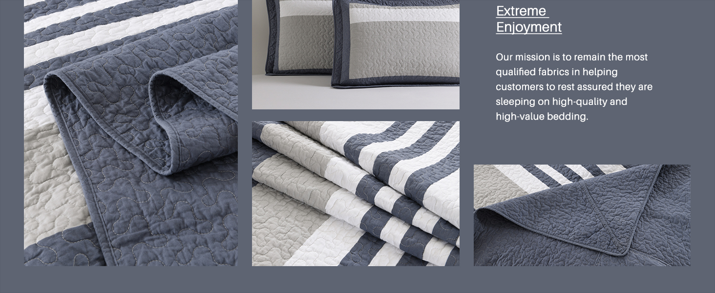 blue quilt oversized