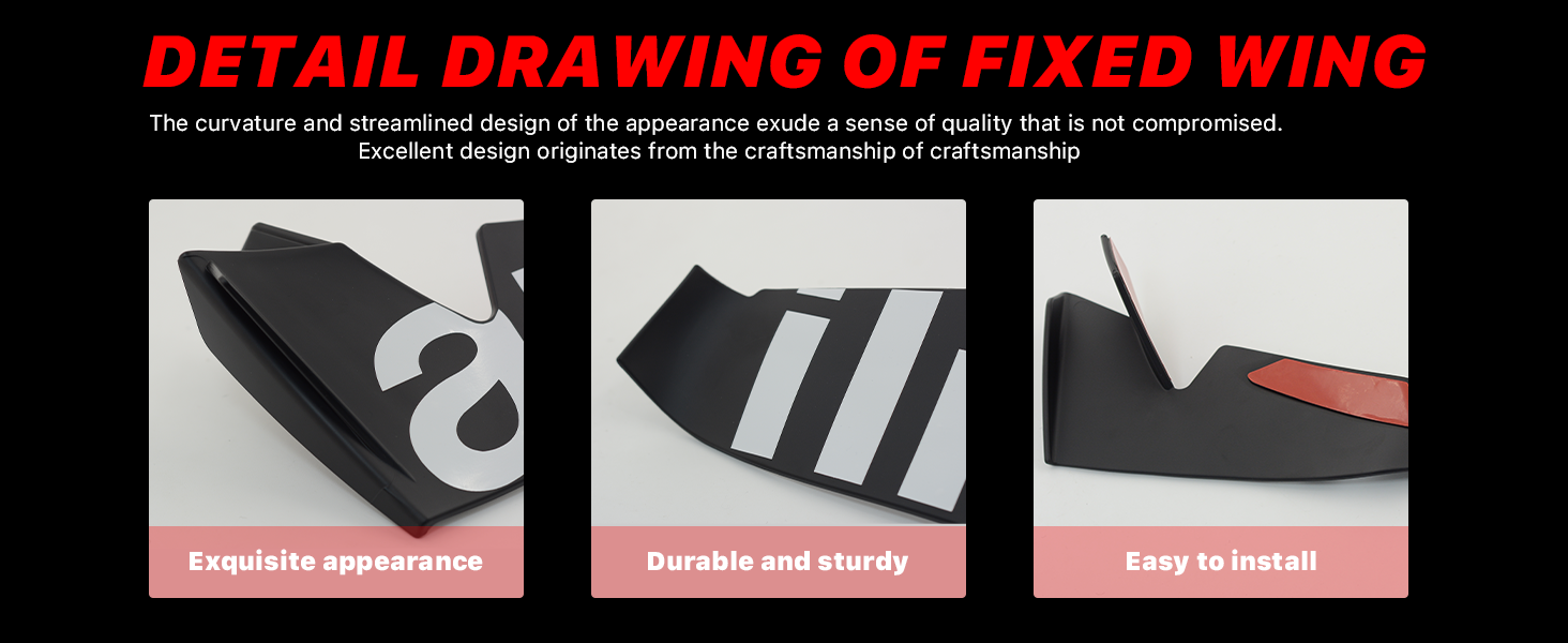 Motorcycle Winglet Fairings for Aprilia RS660 RSV4