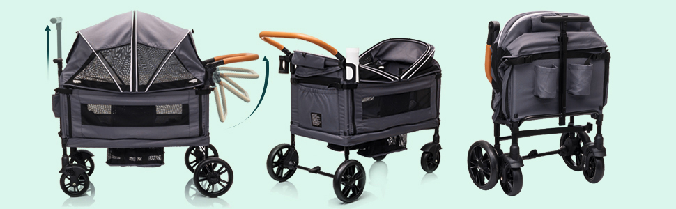 large seat stroller