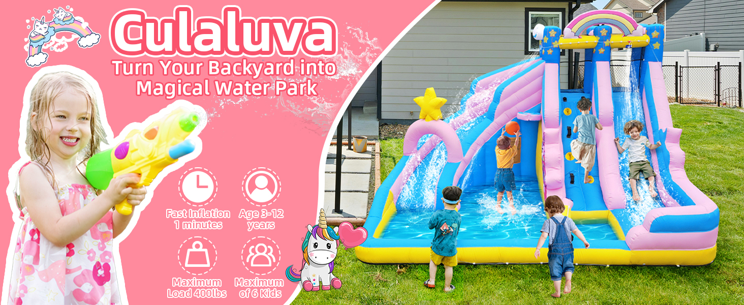 Turn Your Backyard into Magical Water Park