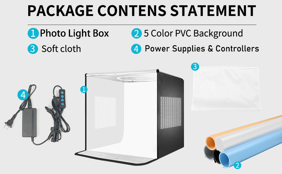3 light panel backdrops