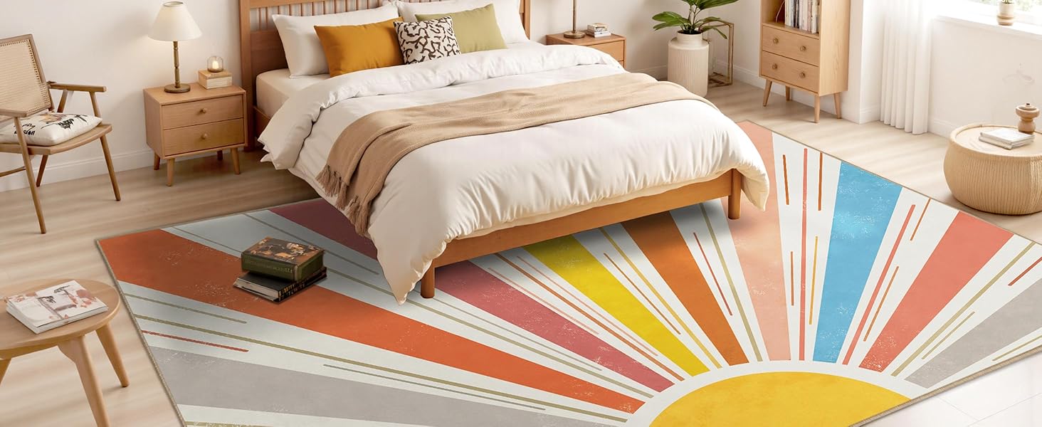 Indoor Area Rug for Bedroom