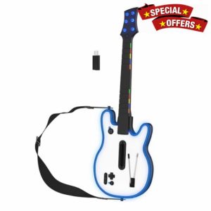 Lyvix Guitar Hero Guitar Controller Compatible with PS4/PS3/PC