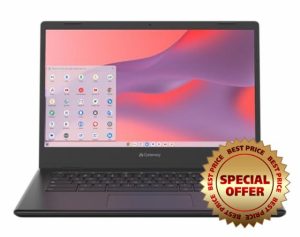 acer Gateway Chromebook 314 CBO314-1H-C476 Laptop | Intel Celeron N4500 | 14" Full HD (1920 x 1080) Display | 4GB LPDDR4X | 64GB eMMC | Wi-Fi 5 802.11ac | Chrome OS | Star Black