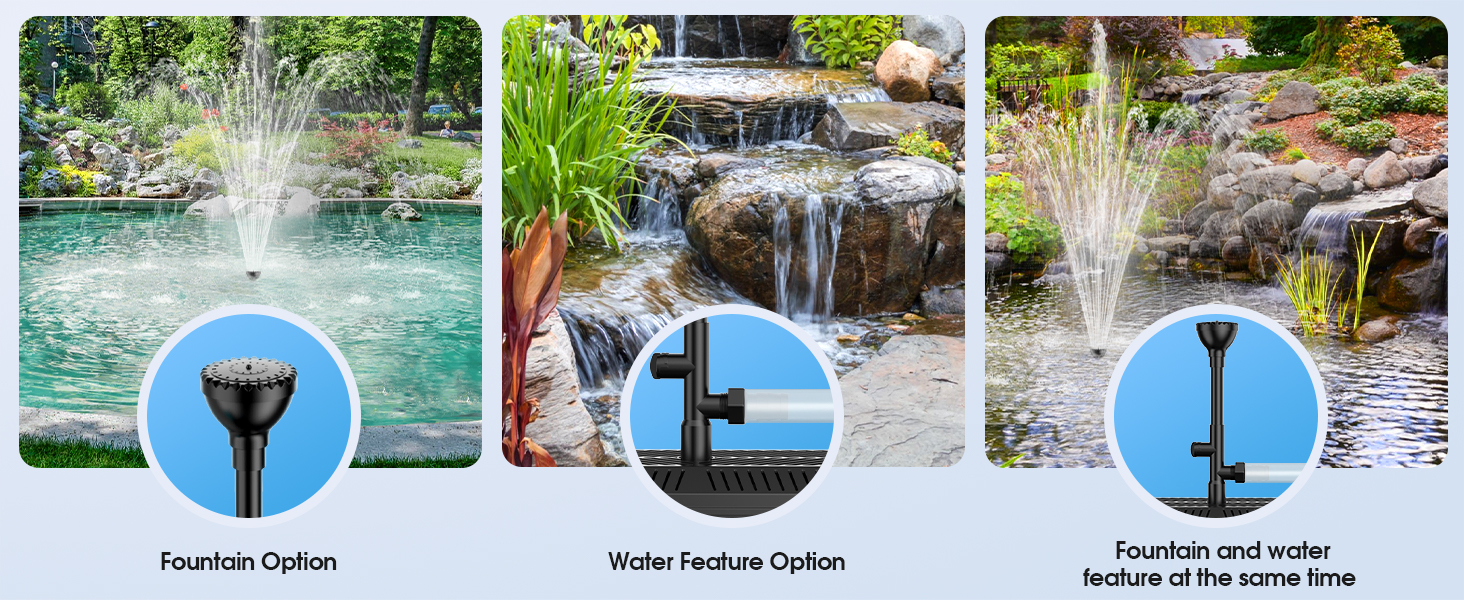 The pond filters for outdoor ponds