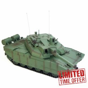 Remote Control 1/16 Scale 2.4G France H2408 Main Battle RC Tank Model with Sound and Lights