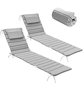 UFavo Home Outdoor Deep Seat Cushions for Patio Furniture Water Resistance Outdoor Cushion with R...