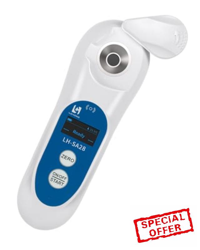 3-in-1 Digital Salinity Refractometer with ATC/Refractive Index(RI)