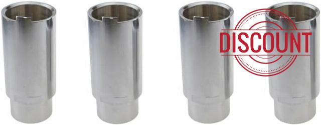 2 Post Lift Tall Truck Extension Adapter (Set of 4) - 6" Height Extensions for Taller Vehicles