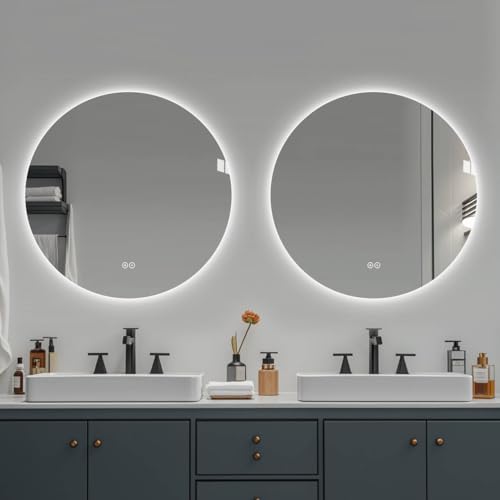 Anti Fog Wall Mounted Illuminated Bathroom Vanity Mirror