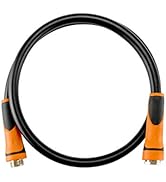 Giraffe Tools Hybrid Garden Leader Hose 5/8 inch x 5ft, Heavy Duty, Flexible, Lightweight Short W...