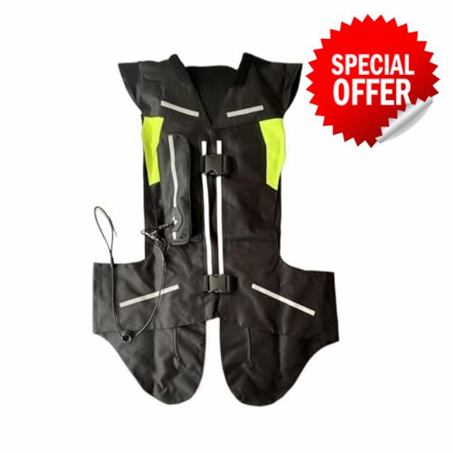 Lightweight Motorcycle Airbag Vest High Mobility Horse Riding Jackets Wearable Air Bag