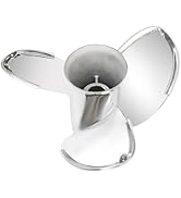 YuXuanYP 8M0040398 Propeller for Mercury Enertia ECO 16x17Pitch RH Stainless Steel 48-8M0151251