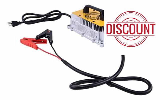 29.2V 30A Battery Charger 24V for LiFePO4 Battery Charger Intelligent Charger with LED Indicator and Multiple Safety Protection for Golf Cart