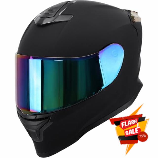 DOT Full Face Motorcycle Helmet DOT Approved Motorbike Racing Street Bike Lightweight Helmet for Adult