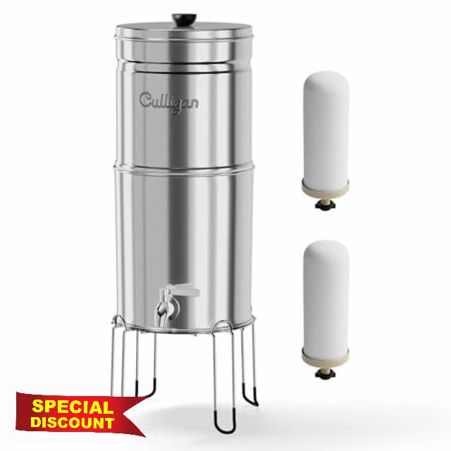 Culligan with MaxClear Technology 2.25 Gallon Gravity Water Filter System