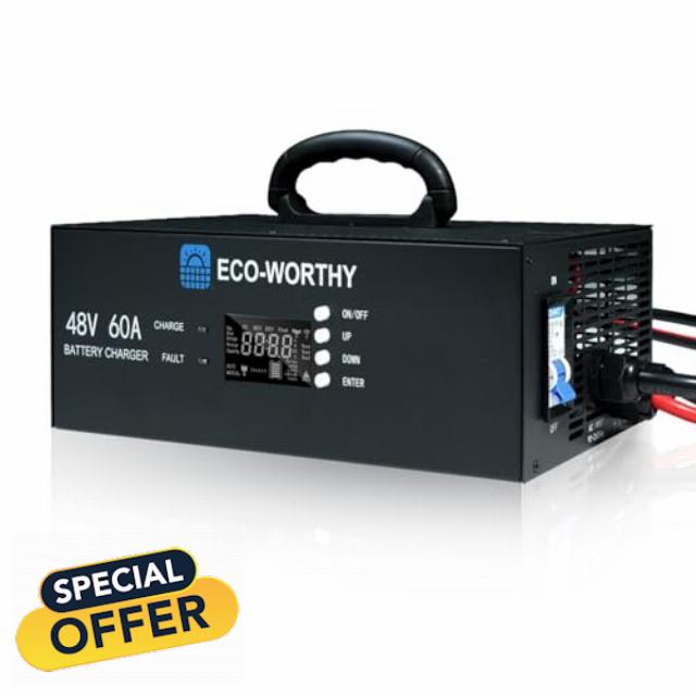ECO-WORTHY 48V 60A Lithium Battery Charger