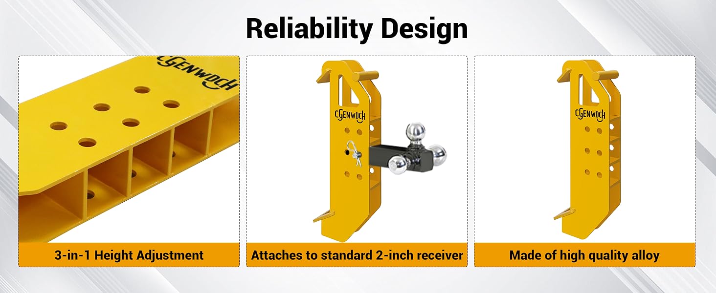 skid hitch attachment for skidsteer