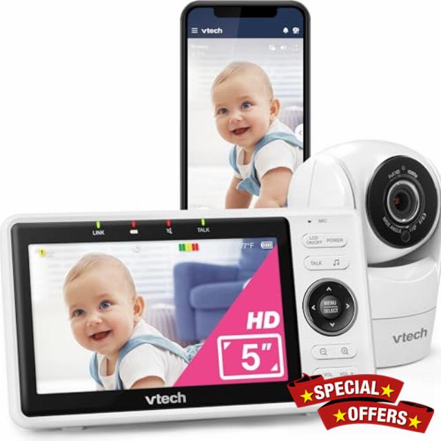 VTech Upgraded Smart WiFi Baby Monitor VM901