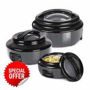 Casserole Ernesto Inner Stainless Steel Jr. Casserole Set of 3 (420 ml