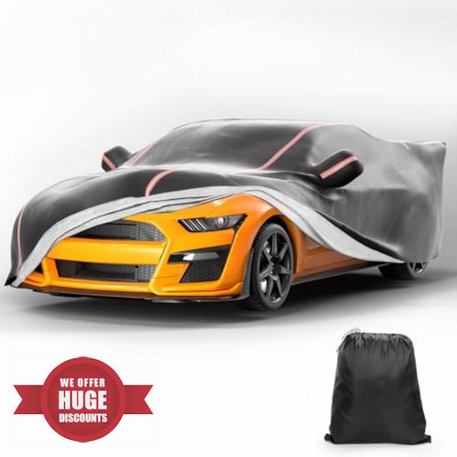 JOYTUTUS Car Cover Compatible with 1994-2025 Mustang GT Shelby Cobra 2010-2025 Camaro SS RS
