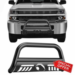 Bull Bar 3" Front Bumper Guard Grille Brush Push Bar for Trucks for Chevy Silverado 1500 2007-2018
