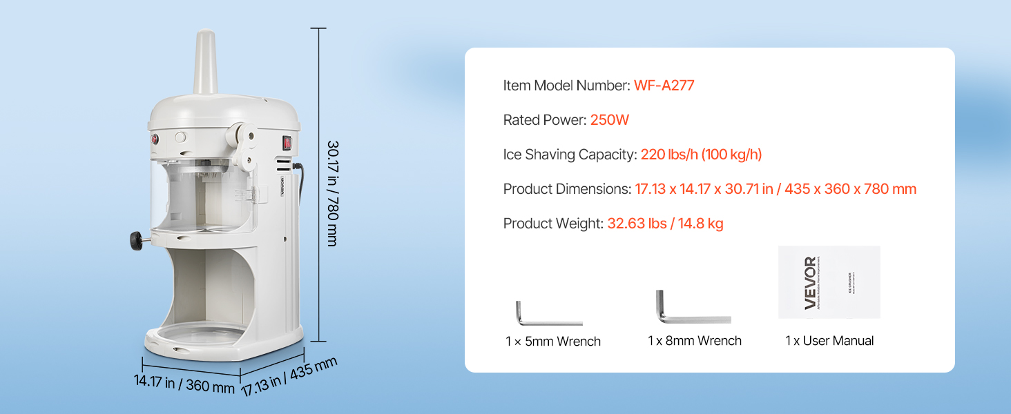 Ice Shaver Crusher