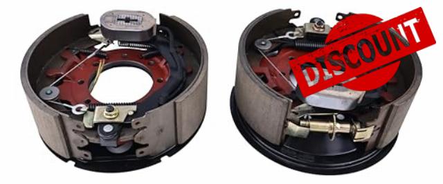 12-1/4" x 4" (12.25" X 4") Electric Trailer Brake Assembly Pair Compatible with 10