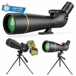 Spotting Scope 25-75x85 HD with Phone Adapter
