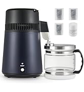 CO-Z 1.1 Gallon Water Distiller, 750W Countertop Home Office Countertop Distiller Water Making Ma...