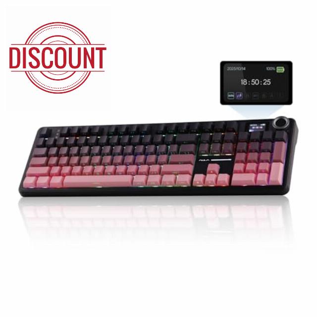 EPOMAKER X Aula F108 PRO Wireless Gaming Keyboard with Screen