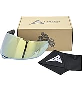 Logto Compatible with EXO Covert Visor Replacement Motorcycle Helmet Visor Sun Protection Anti-Sc...