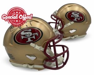 Steve Young Autographed San Francisco 49ers Signed Football Mini Helmet Radtke Sports COA