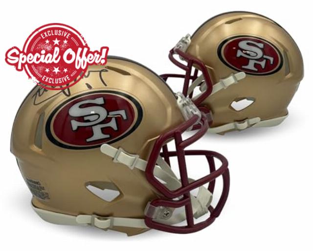 Steve Young Autographed San Francisco 49ers Signed Football Mini Helmet Radtke Sports COA