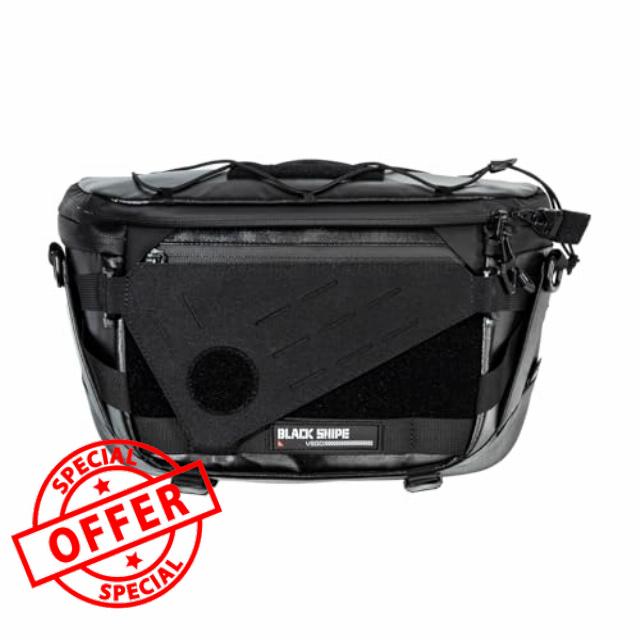 VSGO Black Snipe Pro 7L Expandable Camera Sling Bag – Waterproof Techwear Fabric